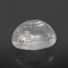 8,64 ctw natürlicher weißer Zirkon, Oval Schliff, VVS