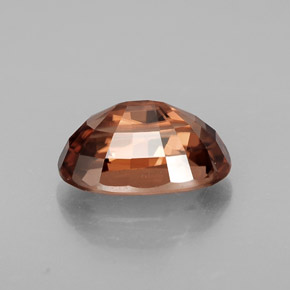 4,69 ctw natürlicher orangefarbener Zirkon, Oval Schliff, VVS