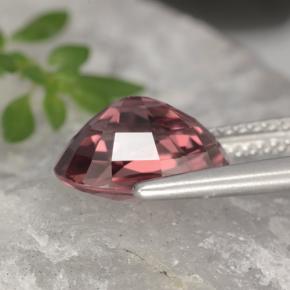 4,09 ctw natürlicher rosafarbener Zirkon, Oval Schliff, VVS