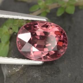 3,58 ctw natürlicher roter Zirkon, Oval Schliff, VVS