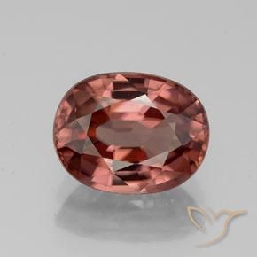 3.06ct Natürlicher Weinrot Zirkon, Oval, VVS