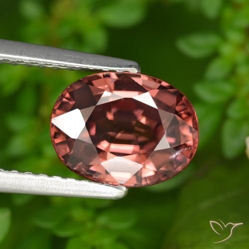 2.89ct Natürlicher tiefrot Zirkon, Oval, VVS