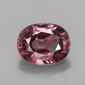3,02 ctw natürlicher rosafarbener Zirkon, Oval Schliff, VVS