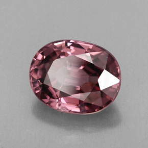 3,02 ctw natürlicher rosafarbener Zirkon, Oval Schliff, VVS