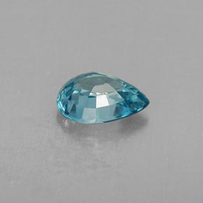 1,02 ctw natürlicher blauer Zirkon, Birnenform, VVS