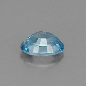1,19 ctw natürlicher blauer Zirkon, Oval Schliff, VVS