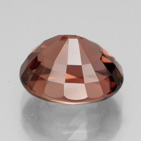 6,21 ctw natürlicher rosafarbener Zirkon, Oval Schliff, VVS
