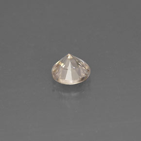 0,45 ctw natürlicher gelber Zirkon, Rundschliff, VVS