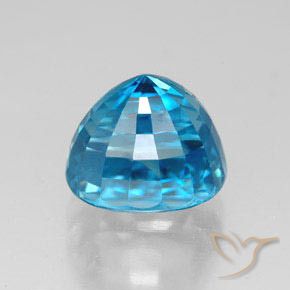 9,17 ctw natürlicher Blau Zirkon, Oval, VVS