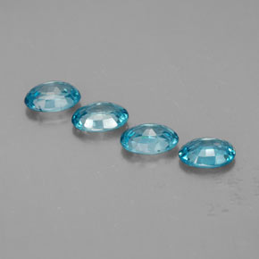  ct natürliche blauer Zirkon-Edelsteine, Oval Schliff, VVS