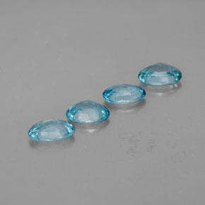  ct natürliche blauer Zirkon-Edelsteine, Oval Schliff, VVS