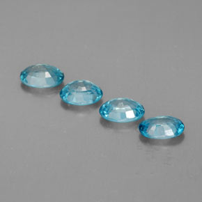  ct natürliche blauer Zirkon-Edelsteine, Oval Schliff, VVS