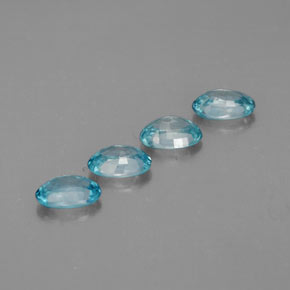  ct natürliche blauer Zirkon-Edelsteine, Oval Schliff, VVS-VS