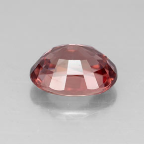 3,26 ctw natürlicher rosafarbener Zirkon, Oval Schliff, VVS