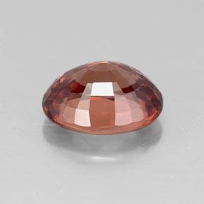 3,10 ctw natürlicher roter Zirkon, Oval Schliff, VVS