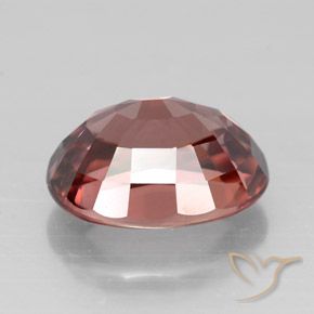 3,33 ctw natürlicher roter Zirkon, Oval Schliff, VVS