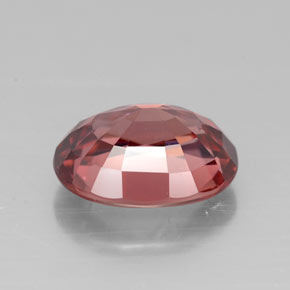 3,02 ctw natürlicher rosafarbener Zirkon, Oval Schliff, VVS