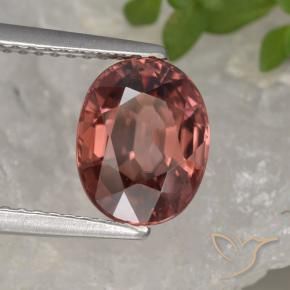 9,17 ctw natürlicher Weinrot Zirkon, Oval, VVS