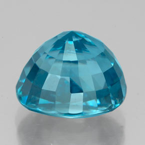 8,45 ctw natürlicher blauer Zirkon, Oval Schliff, IF