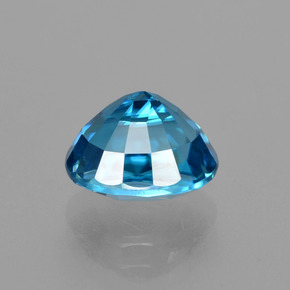 4,37 ctw natürlicher blauer Zirkon, Oval Schliff, VVS