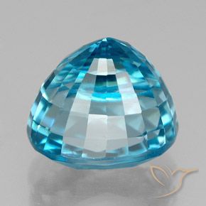 9,17 ctw natürlicher Blau Zirkon, Oval, VVS
