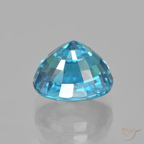 9,17 ctw natürlicher Mittelblau Zirkon, Oval, VVS