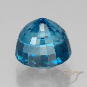 9,17 ctw natürlicher Elektrisches Blau Zirkon, Oval, VVS