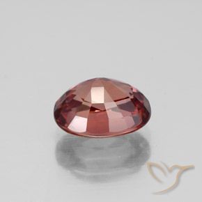 9,17 ctw natürlicher Blasses Purpurrot Zirkon, Oval, VS