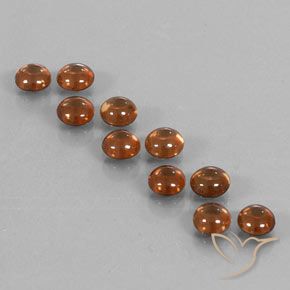 6.70ctw Natürlicher tieforange Zirkon, Runden, Transparent