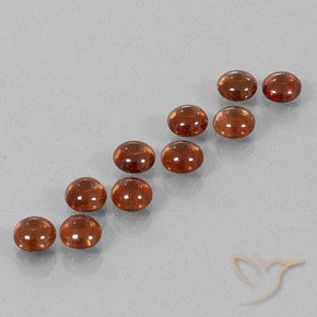6.64 ct natürliche Feuerorange Zirkon-Edelsteine, Runden, Transparent