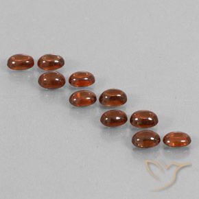 9.79ctw Natürlicher Tiefes Zimtbraun Zirkon, Oval, Transparent