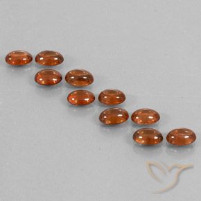 7.62ctw Natürlicher rötlich-braun Zirkon, Oval, Transparent