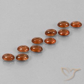 7.62 ct natürliche rötlich-braun Zirkon-Edelsteine, Oval, Transparent