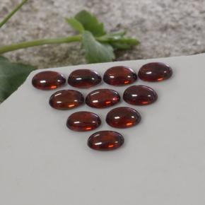 8,14 ct natürliche orangefarbener Zirkon-Edelsteine, Oval Schliff, Transparent