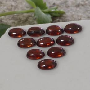 8,14 ct natürliche orangefarbener Zirkon-Edelsteine, Oval Schliff, Transparent