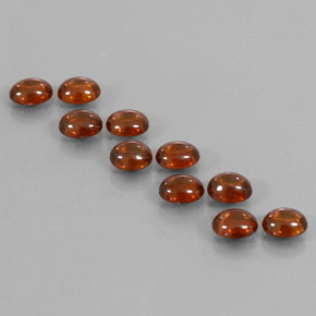 10,37 ct natürliche orangefarbener Zirkon-Edelsteine, Oval Schliff, Transparent