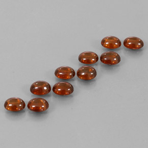 10,37 ct natürliche orangefarbener Zirkon-Edelsteine, Oval Schliff, Transparent