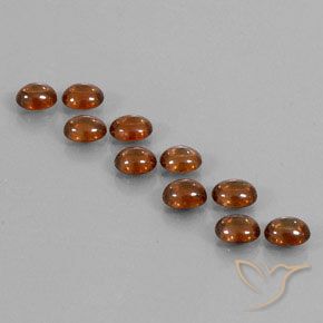 10.23ctw Natürlicher Dunkelorange Zirkon, Oval, Transparent