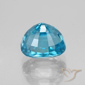 9,17 ctw natürlicher Elektrisches Blau Zirkon, Oval, VS