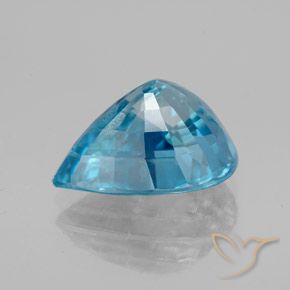 9,17 ctw natürlicher Mittelblau Zirkon, Birnenform, VS