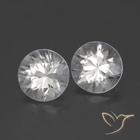 3.62 ct natürliche Weiß Zirkon-Edelsteine, Runden, VVS-VS