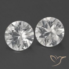2.89 ct natürliche Weiß Zirkon-Edelsteine, Runden, VS