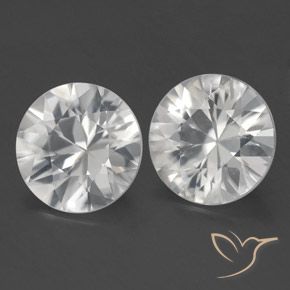 3.14 ct natürliche Weiß Zirkon-Edelsteine, Runden, VS