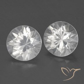 3.65 ct natürliche Weiß Zirkon-Edelsteine, Runden, VVS-VS