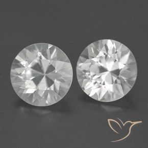3.65 ct natürliche Weiß Zirkon-Edelsteine, Runden, VS