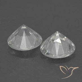 3.50 ct natürliche Weiß Zirkon-Edelsteine, Runden, VVS-VS