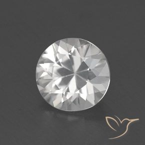 1.67ct Natürlicher Weiß Zirkon, Runden, VVS-VS