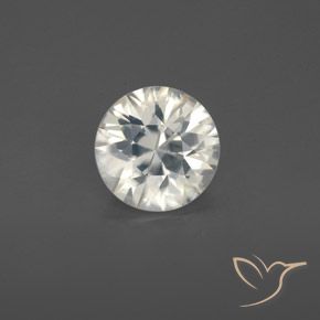 1.67ct Natürlicher Warmweiß Zirkon, Runden, VS