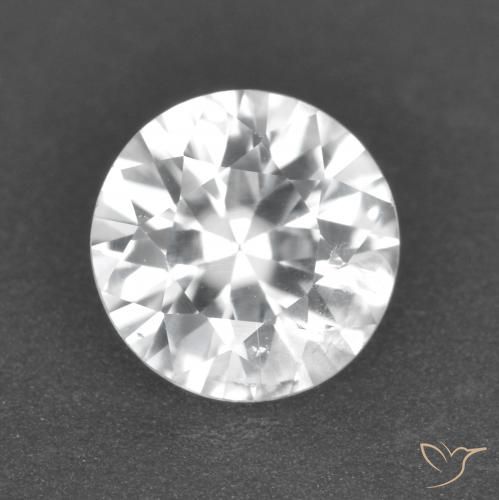 1.68ct Natürlicher Weiß Zirkon, Runden, VS-SI