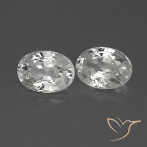 2.65 ct natürliche Weiß Zirkon-Edelsteine, Oval, VS